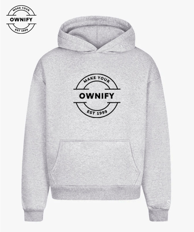 Personalized Signature Hoodies Hazel Grey