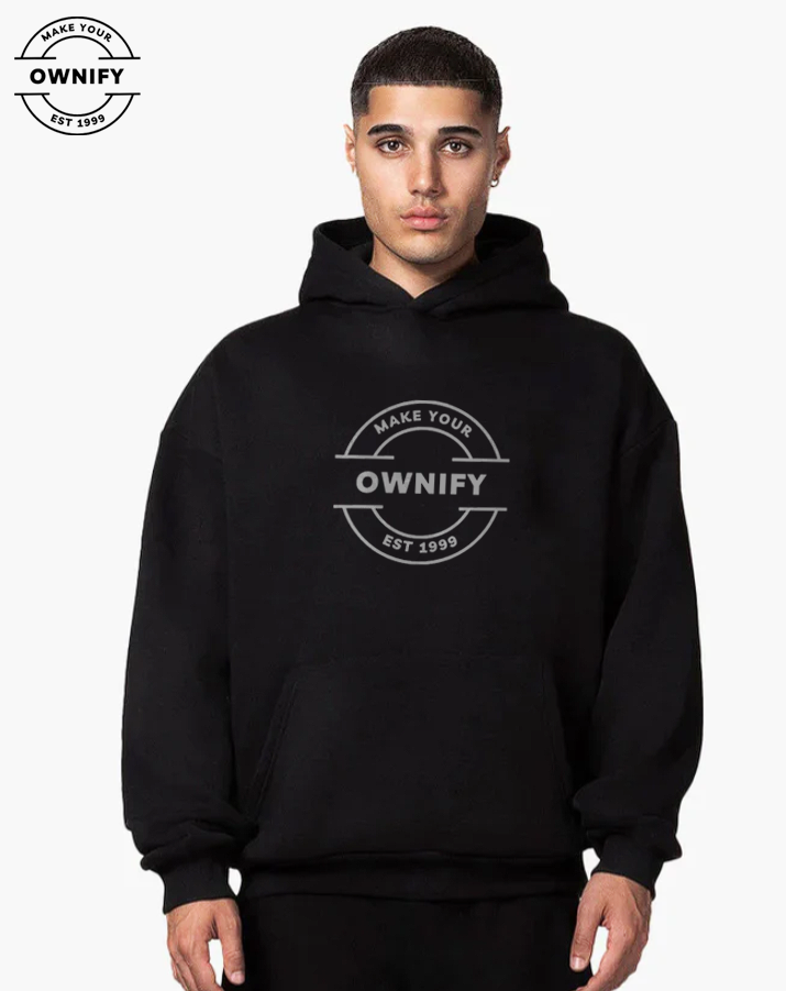 Personalized Signature Hoodies Black