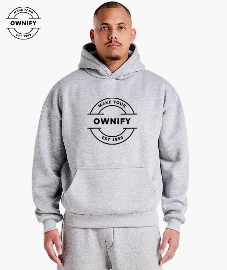 Personalized Signature Hoodies Hazel Grey