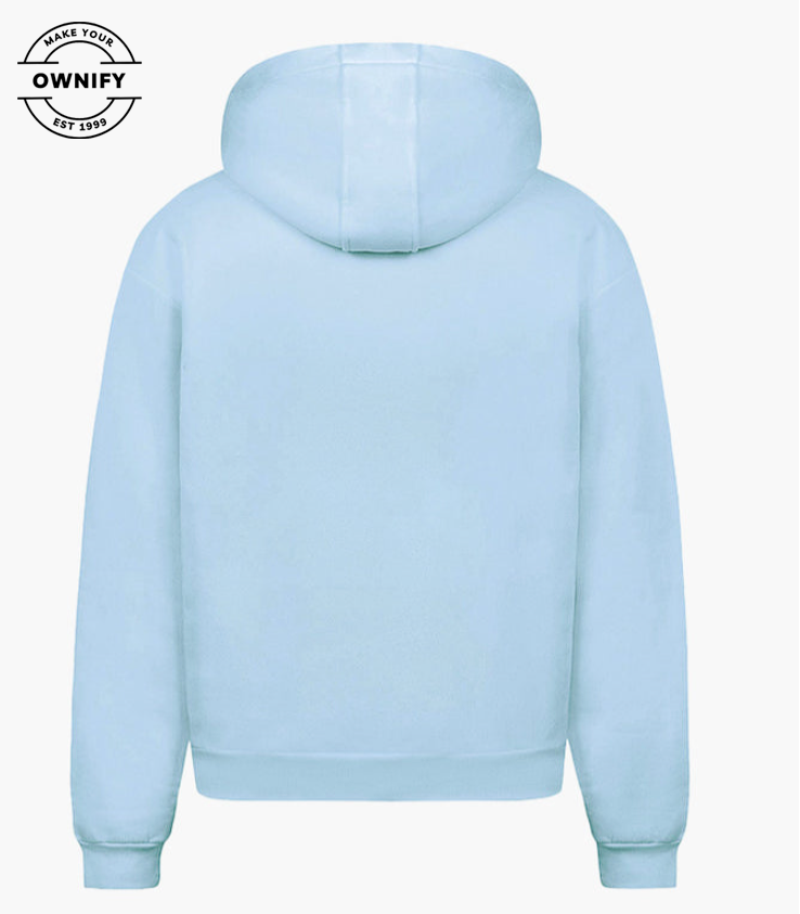 Personalized Signature Hoodies Clay Blue