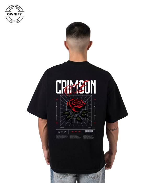 Graphic Rose T Shirt | Make Your Ownify | Customize your T shirts