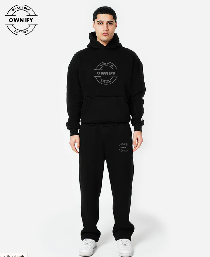 Personalized Signature Hoodies Black