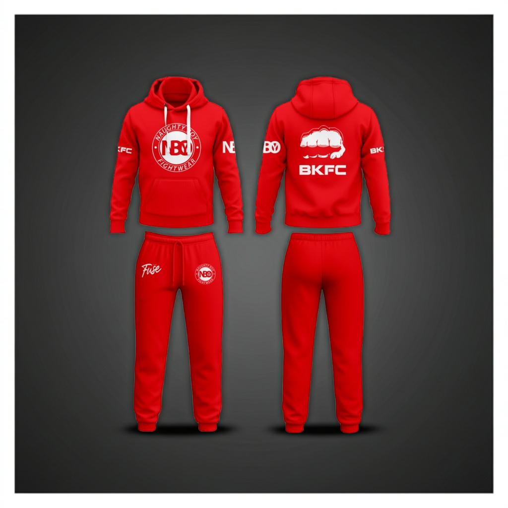 Custom Design Tracksuits Red